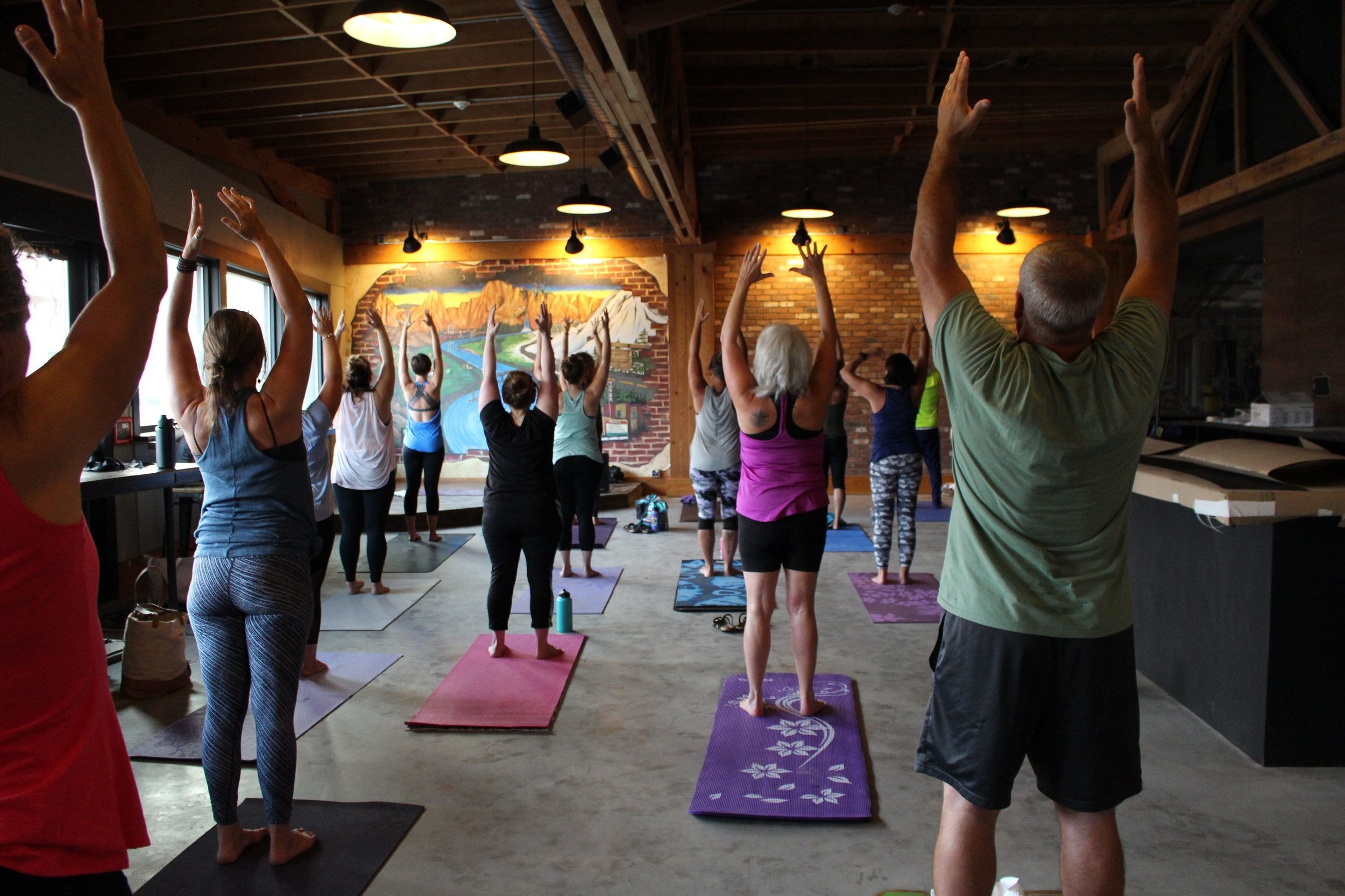 beer yoga oregon